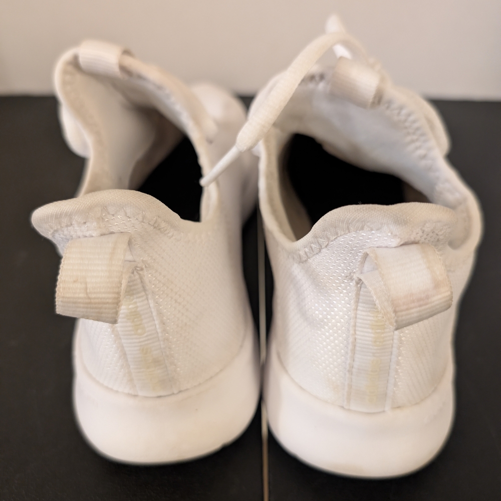 Adidas White High-Top Sneakers (Sz - Picture 6 of 9